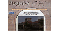 Desktop Screenshot of angelositalianrestaurant.net